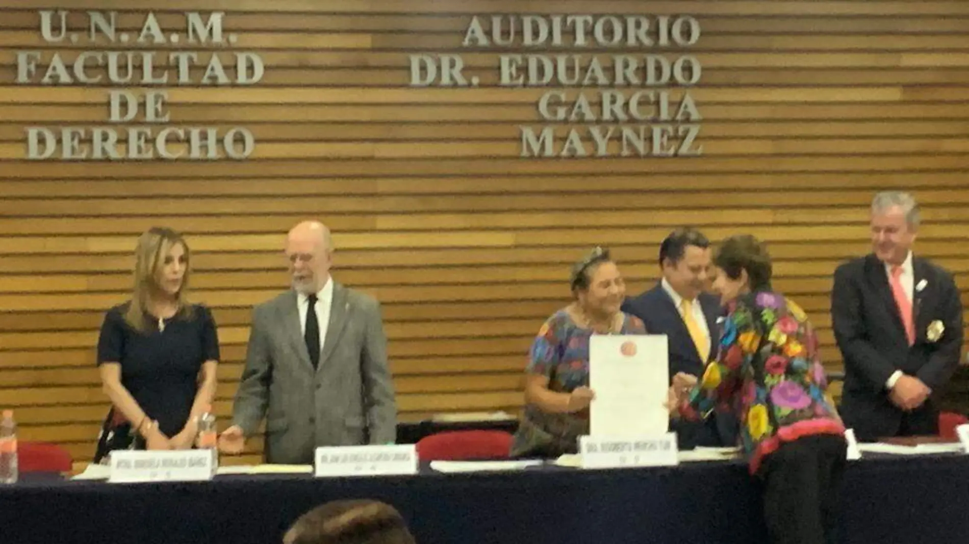 entrega de reconocimiento